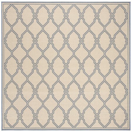 Safavieh Linden 100 6 ft. x 7 in. Square Area Rug Cream & Blue LND124N-6SQ